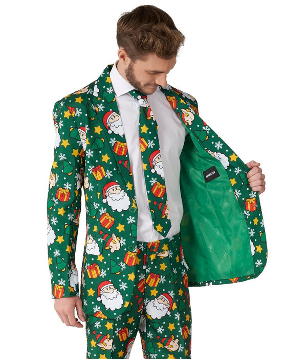 Suitmeister Kerst Maatpak Santa Elves Groen