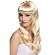 Party pruik lang haar chique blond