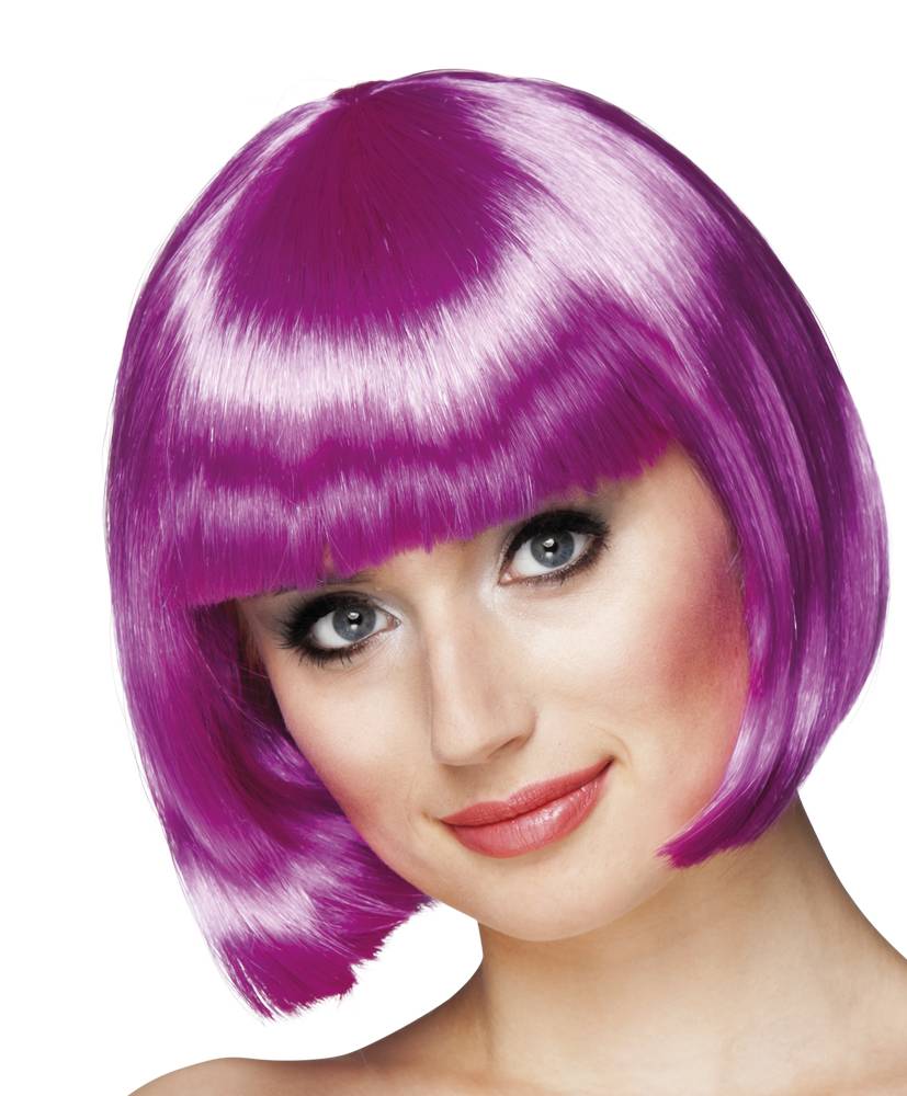 Pruik bobline new look Ice Purple afbeelding