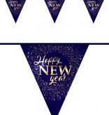 Vlaggenlijn Happy New Year hotstamp 6m