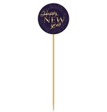 Prikkers "Happy New Year" hotstamp 8st