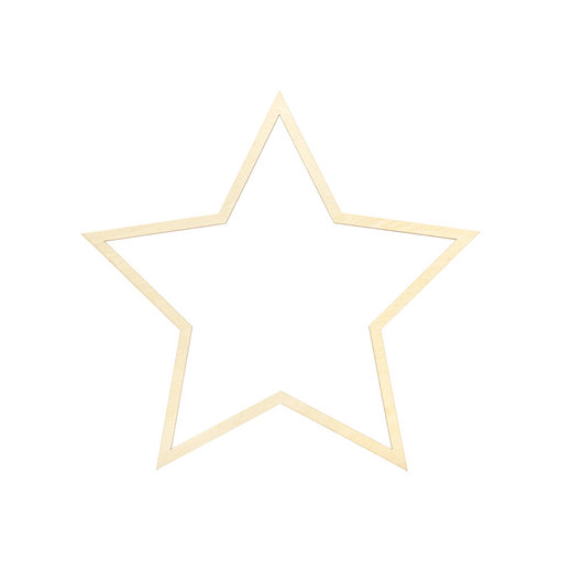 Hangdecoratie Sterren Set Hout