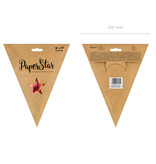 Hangdecoratie Ster Rood Karton (30cm)