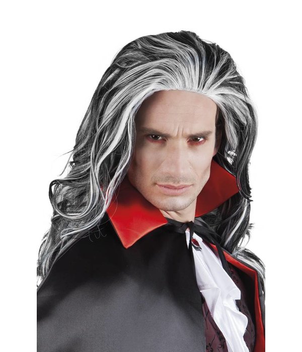 Halloween vampier pruik Angry Louis