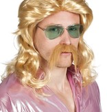 Pruik Barry met snor