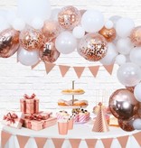 Luxe Ballon Decoratie Set Rosé Goud