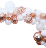 Luxe Ballon Decoratie Set Rosé Goud