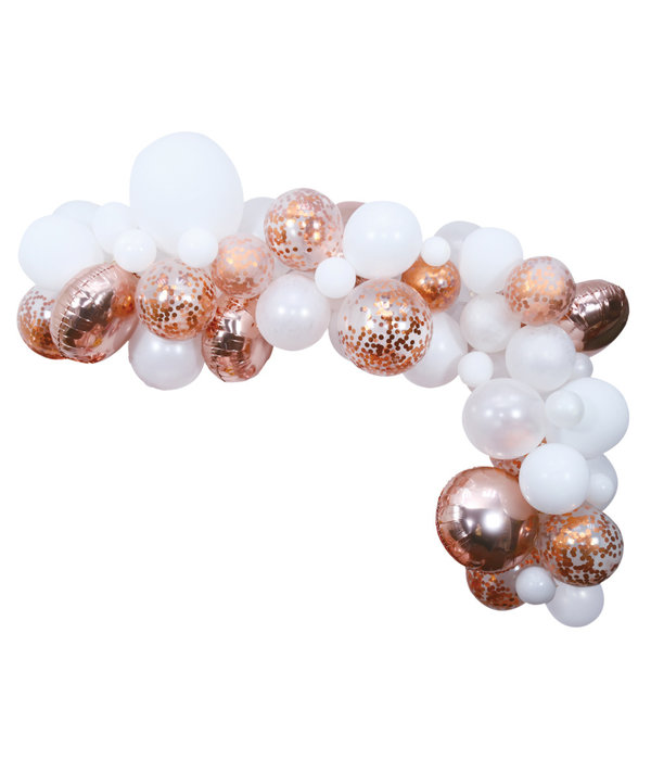 Luxe Ballon Decoratie Set Rosé Goud