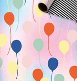 Rol Inpakpapier Pastel Ballonnen