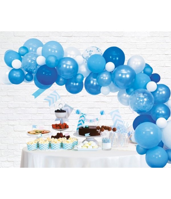 Occlusie wenselijk blad Luxe Ballon Decoratie Set Blauw - Feestbazaar.nl