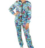 Jaren 80 Trainingspak Pop Love Dames