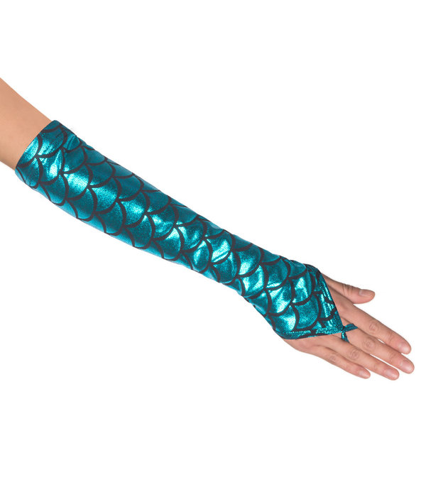 Handschoenen elleboog Zeemeermin