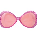Feestbril roze Carlijne
