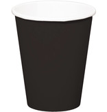 Bekers zwart 350ml - 8 stuks