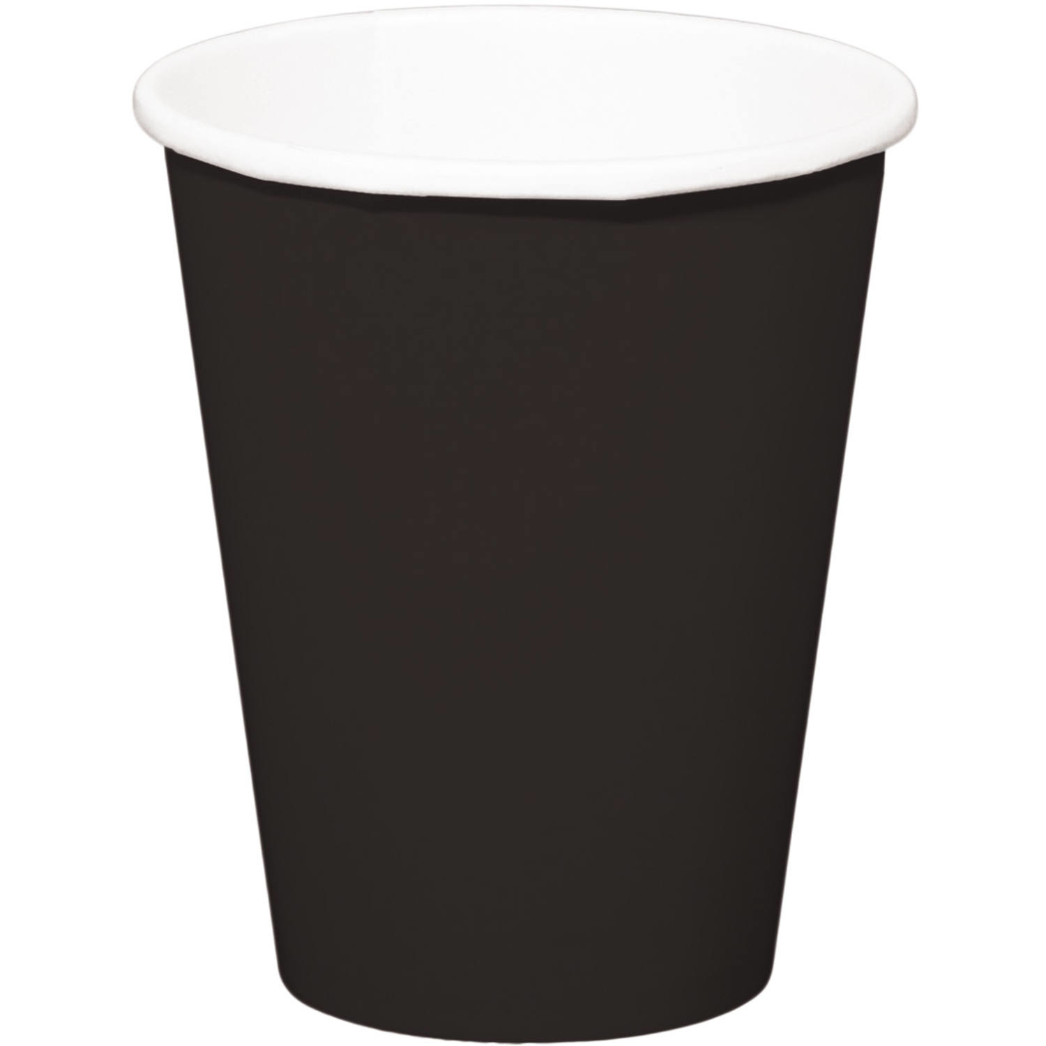 Bekers zwart 350ml - 8 stuks afbeelding
