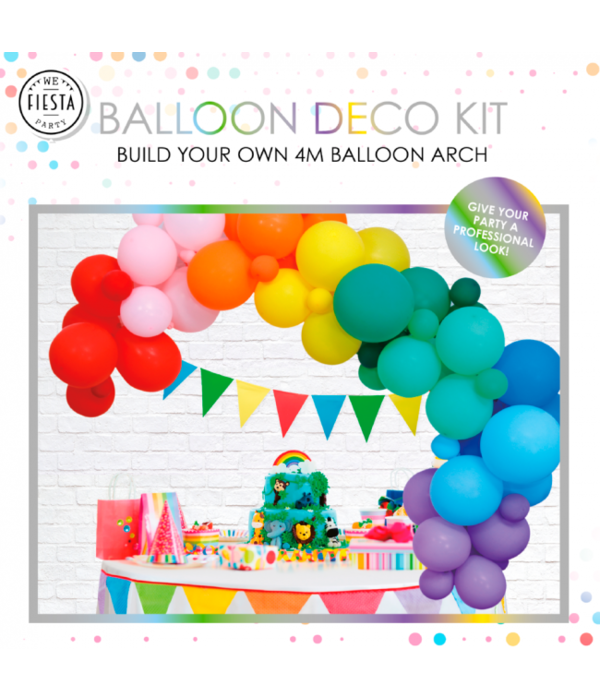 Luxe Ballon Decoratie Set Rainbow