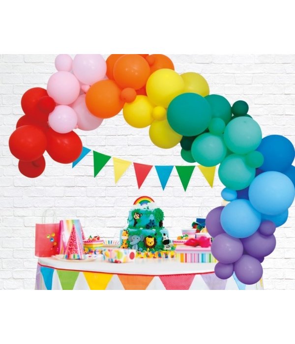 Luxe Ballon Decoratie Set Rainbow