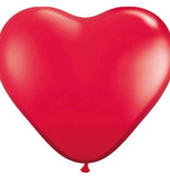 Hartvormige Ballonnen Rood 30cm (8st)
