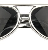 Bril Elvis zilver