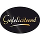 Stickers 'Gefeliciteerd' zwart/goud