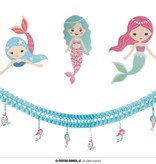 Zeemeermin Slinger met hangende zeemeerminnen