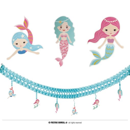 Zeemeermin Slinger met hangende zeemeerminnen