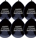 Ballonnen Happy F*cking Birthday (6st)