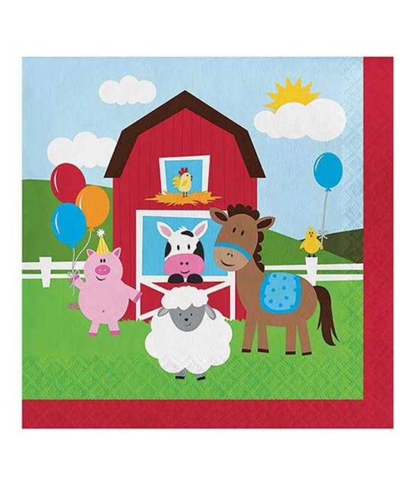 Servetten farmhouse fun (18st)