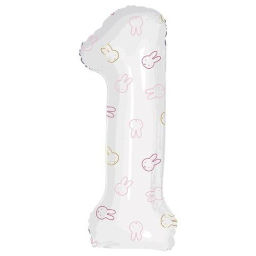 Nijntje folieballon 1 jaar meisje - 106cm