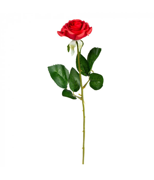 Rode Valentijns kunstroos (43cm)