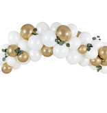 Ballonnenboog  Set Goud/Wit  (2m)