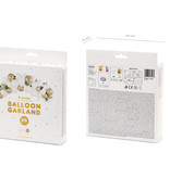 Ballonnenboog  Set Goud/Wit  (2m)