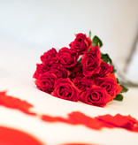 Rode Valentijns kunstroos (43cm)
