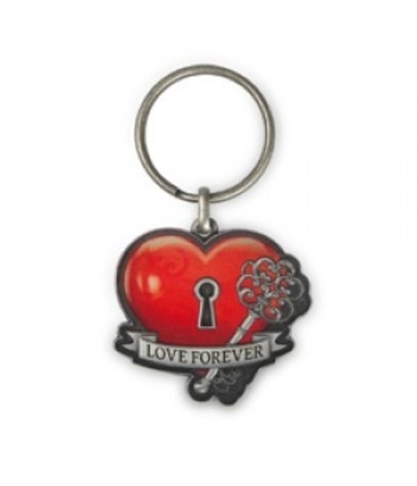 Luxe sleutelhanger Hart 'Love Forever'