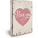 Houten Decoratiebord - I love you