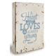 Houten Decoratiebord - Heart that loves
