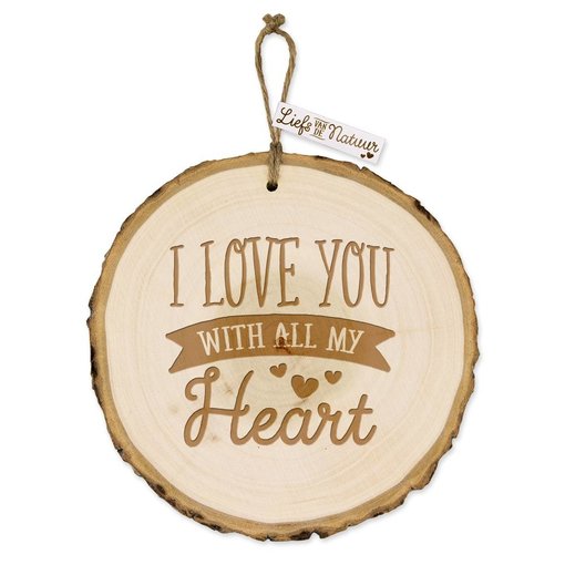 Boomschijf Hanger I love you