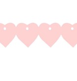 Roze Valentijns slinger (3m)