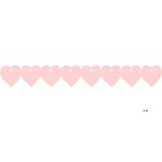 Roze Valentijns slinger (3m)