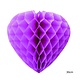 Hangdecoratie paars Hart (30cm)