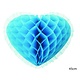 Honeycomb Turquoise Hart Hangdecoratie (45cm)