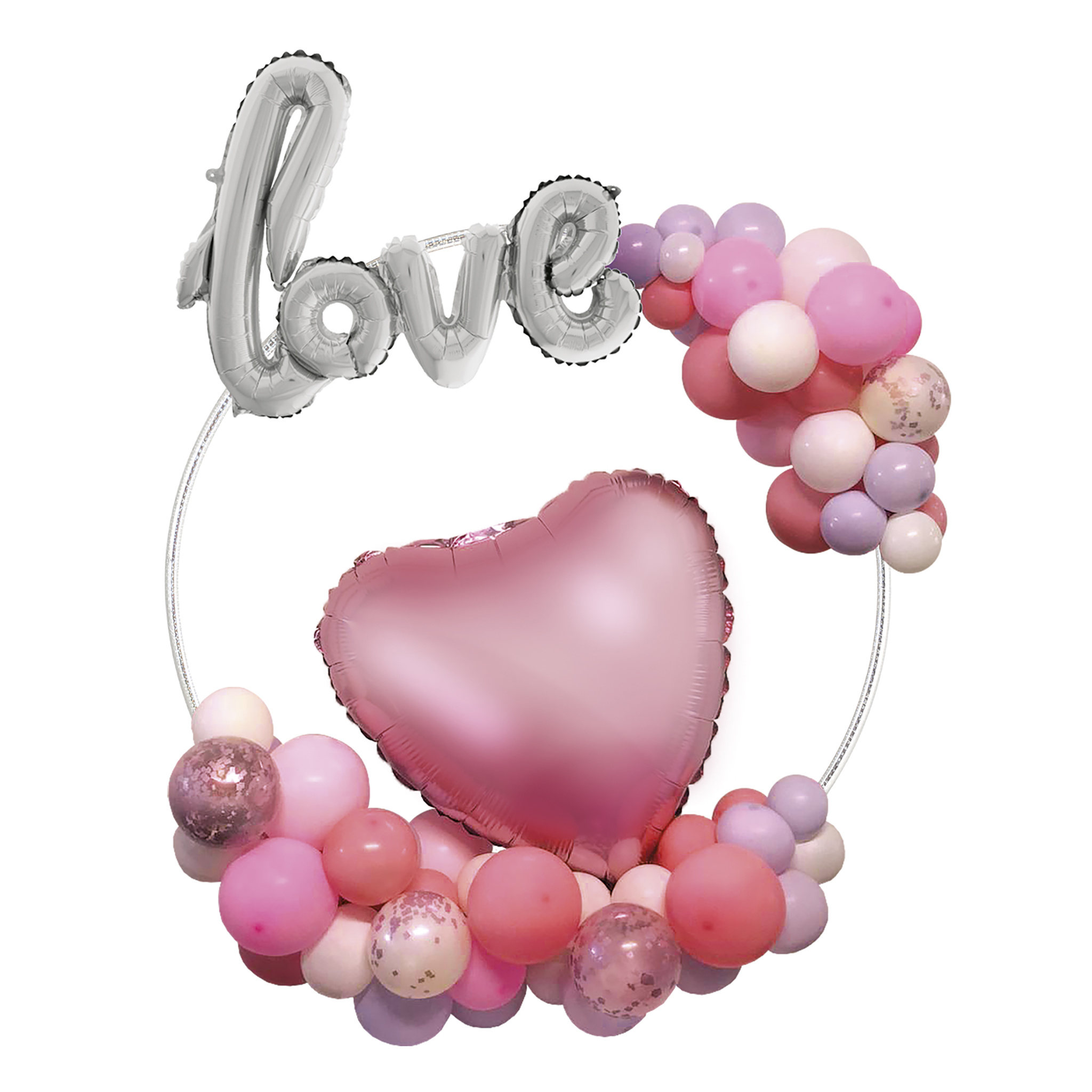 Ballonnenring Zilver (60cm)