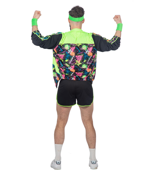 Jaren 80 Aerobic Kostuum Heren