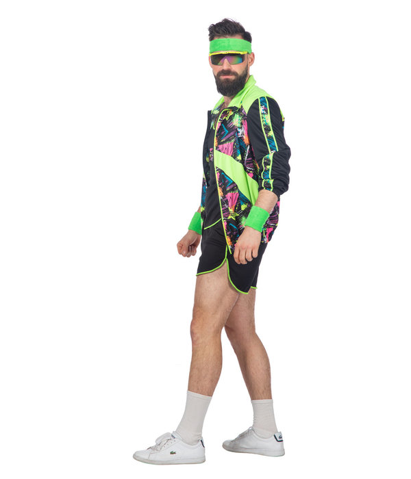 Jaren 80 Aerobic Kostuum Heren