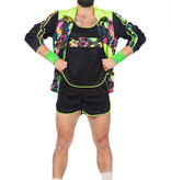Jaren 80 Aerobic Kostuum Heren