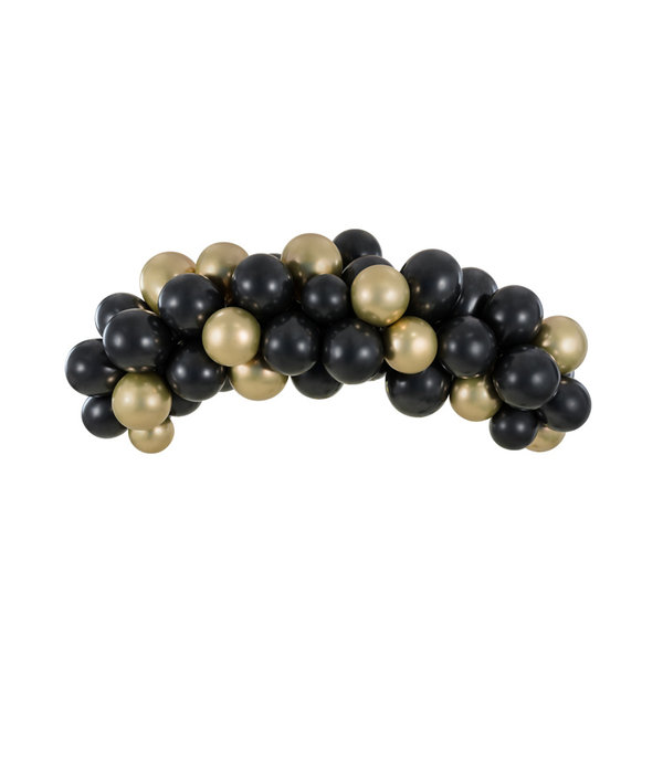 Ballonnenboog Set Chique Zwart/Goud (2m)