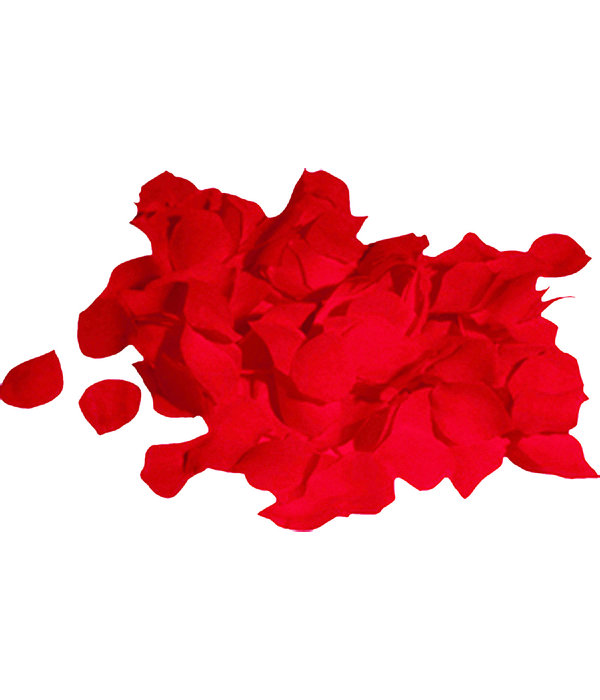 Luxe donkerrode rozenblaadjes