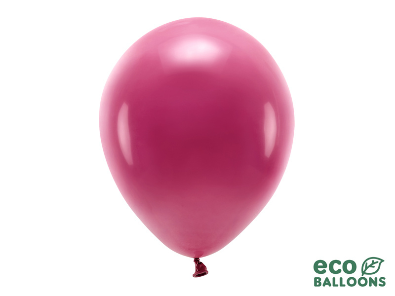 Pastel Ballonnen Dieprood Premium Organic (100st) afbeelding
