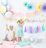 Decoratieve Rozetten Mint Met Gouden Rand (3st)