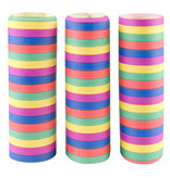 Set 3 Rollen papieren serpentines 5 kleuren